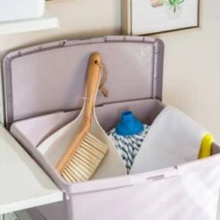 B&M Waffle Clip Box 25.5L - Blush -B&M 375471 blush 25 5l waffle clip box 3