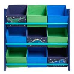 B&M Glow In The Dark Dinosaur 9 Tub Storage Drawers -B&M 375936 dinostar 9 tub storage 1