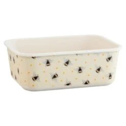 B&M Rectangular Tubs 2pk - Bees 11 B&M Rectangular Tubs 2pk - Bees -B&M 375968 2pk reuse and repurpose rectangle tubs bee 2