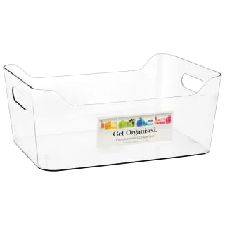 B&M Large Clear Storage Tub 3 B&M Large Clear Storage Tub