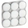B&M Large Tealights 9pk -B&M 376562 large tealights 9pk