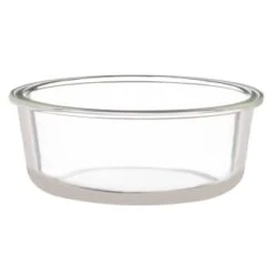 B&M Round Glass Food Container With Bamboo Lid -B&M 376821 round glass food container 3