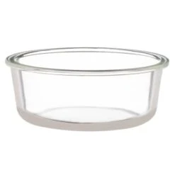B&M Round Glass Food Containers With Bamboo Lid 2pk 10 B&M Round Glass Food Containers With Bamboo Lid 2pk -B&M 376822 2 round glass food containers 3
