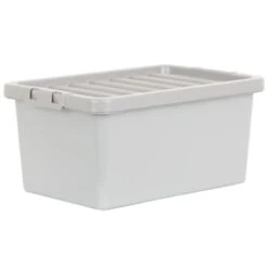 B&M Storage Box With Lid 11L - Graphite