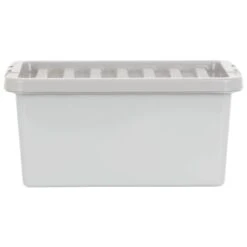 B&M Storage Box With Lid 11L - Graphite 9 B&M Storage Box With Lid 11L - Graphite -B&M 377031 11l storage box grey 4