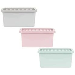 B&M Storage Box With Lid 11L - Sage 11 B&M Storage Box With Lid 11L - Sage -B&M 377031 377033 377036 11l storage box group