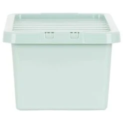 B&M Storage Box With Lid 11L - Sage 9 B&M Storage Box With Lid 11L - Sage -B&M 377036 11l storage box sage 2