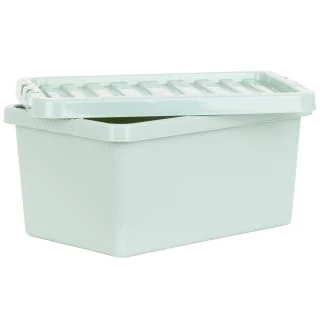 B&M Storage Box With Lid 11L - Sage 4 B&M Storage Box With Lid 11L - Sage - Image 2