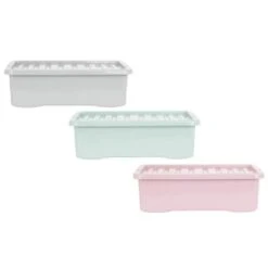 B&M Under Bed Storage Box 32L - Dusty Pink 11 B&M Under Bed Storage Box 32L - Dusty Pink -B&M 377037 377038 377040 under bed storage box 32l group 1