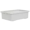 B&M Under Bed Storage Box 32L - Grey -B&M 377037 under bed storage box 32l grey 2