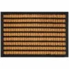 B&M Plaited Rubber Coir Doormat -B&M 377473 plaited rubber coir mat