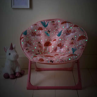 B&M Foldable Fairy Unicorn Moon Chair 4 B&M Foldable Fairy Unicorn Moon Chair - Image 2
