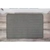 B&M Loop Washable Doormat 50 X 75cm - Grey Stripe -B&M 379119 loop washable doormat 50x75cm grey stripe