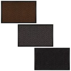 B&M Ultimate Trap Mat 55 X 85cm - Brown -B&M 379122 durable ultimate sculpted trap mat 55x85cm main
