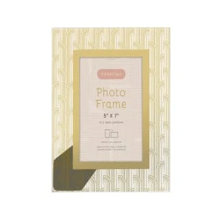 B&M Harmony Glass Photo Frame 5 X 7" - Gold 4 B&M Harmony Glass Photo Frame 5 X 7" - Gold - Image 2