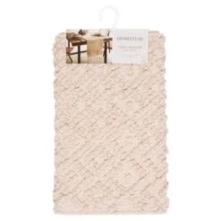 B&M Homestead Cotton Table Runner With Tassels - Natural -B&M 380250 homestead table runner with tassels 2