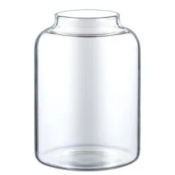 B&M Homestead Large Airtight Glass Jar With Acacia Lid -B&M 380521 airtight glass jar large 2