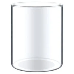 B&M Natural Home Small Glass Jar With Cork Lid -B&M 380523 glass jar with cork lid