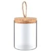 B&M Natural Home Small Glass Jar With Cork Lid -B&M 380523 glass jar with cork lid small