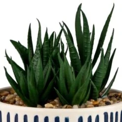 B&M Scandi Shore Stripe Succulent 5 B&M Scandi Shore Stripe Succulent -B&M 380604 scandi shore stripe succulent 4