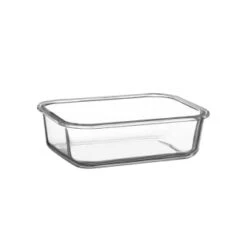 B&M Pink Glass Food Container - Small -B&M 380661 glass food container pink small