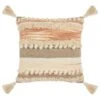 B&M Esme Stripe Woven Cushion - Natural -B&M 380760 esme woven cushion natural
