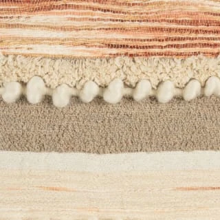 B&M Esme Stripe Woven Cushion - Natural 4 B&M Esme Stripe Woven Cushion - Natural - Image 2