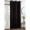 B&M Kent Woven Blackout Panel 54 X 86" - Black -B&M 380868 kent blackout woven panel black