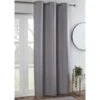 B&M Kent Woven Blackout Panel 54 X 86" - Grey -B&M 380879 kent blackout woven panel grey