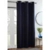 B&M Kent Woven Blackout Panel 54 X 86" - Navy -B&M 380882 kent blackout woven panel navy