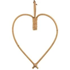 B&M Cane Heart Decoration