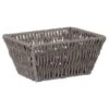 B&M Syros Mini Wicker Basket - Grey -B&M 381906 syros mini basket grey