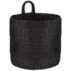 B&M Thera Hanging Storage Basket - Black -B&M 381912 thera hanging basket black