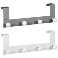 B&M Heavy Duty Overdoor Hooks - White -B&M 383565 heavy duty overdoor hooks main