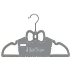 B&M Children's Non-Slip Hangers 8pk - Grey
