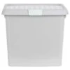 B&M Waffle Clip Box Storage Cube 14L - Grey -B&M 384966 grey 14l waffle clip box cube