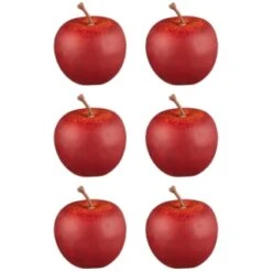 B&M Apple Decorations 6pk 7 B&M Apple Decorations 6pk -B&M 387538 apples 2