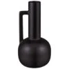 B&M Black Ceramic Vase -B&M 387589 black ceramic vase