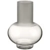 B&M Frosted Vase - Grey -B&M 387592 frosted vase grey