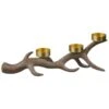 B&M Antler Tealight Holder 2 B&M Antler Tealight Holder -B&M 387620 woodland nature tealight holder