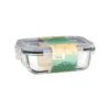 B&M Small Eco Glass Clip Lock Food Container -B&M 388507 small glass clip lock food container
