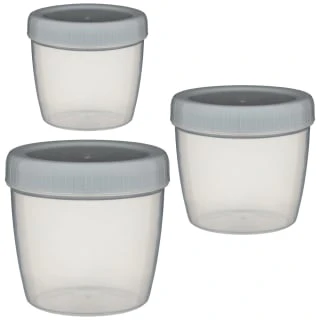 B&M Set Of 3 Snack Pots 3pk 4 B&M Set Of 3 Snack Pots 3pk - Image 2