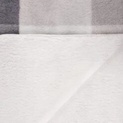 B&M Highland Mono Check Sherpa Doublesided Throw 9 B&M Highland Mono Check Sherpa Doublesided Throw -B&M 388811 highland check sherpa throw 3