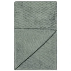 B&M Waffle Throw - Sage -B&M 388813 waffle throw sage 3