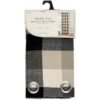 B&M Highland Woven Check Panel 54 X 86" - Mono -B&M 388873 highland mono check woven panel
