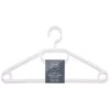B&M Swivel Hook Hangers 8pk - White -B&M 389279 home organisation 8pk swivel hook hangers white