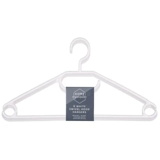 B&M Swivel Hook Hangers 8pk - White 3 B&M Swivel Hook Hangers 8pk - White