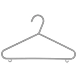 B&M Children's Hangers 10pk - Pastel -B&M 389289 home organisation co 10pk childrens hangers girl 6
