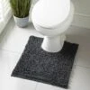 B&M Signature Noodle Pedestal Mat - Charcoal -B&M 389579 signature ped mat charcoal