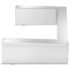 B&M Chrome Fitted Towel Ring -B&M 389953 chrome fitted towel holder 3